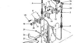 Рукоятка YM172510-45180 Komatsu