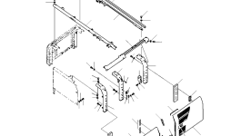 Крышка 206-54-A3220 Komatsu