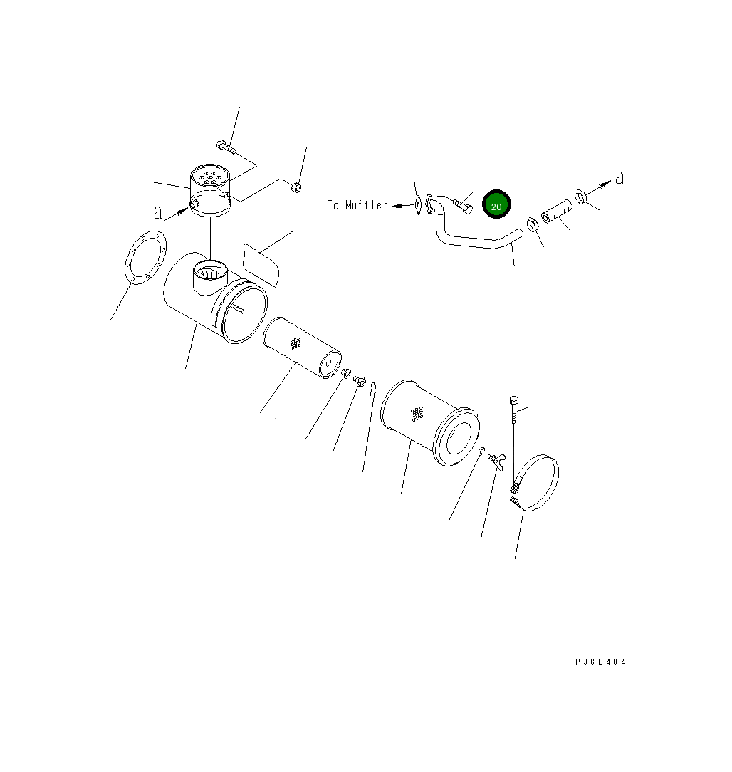 Болт 01020-01030 Komatsu