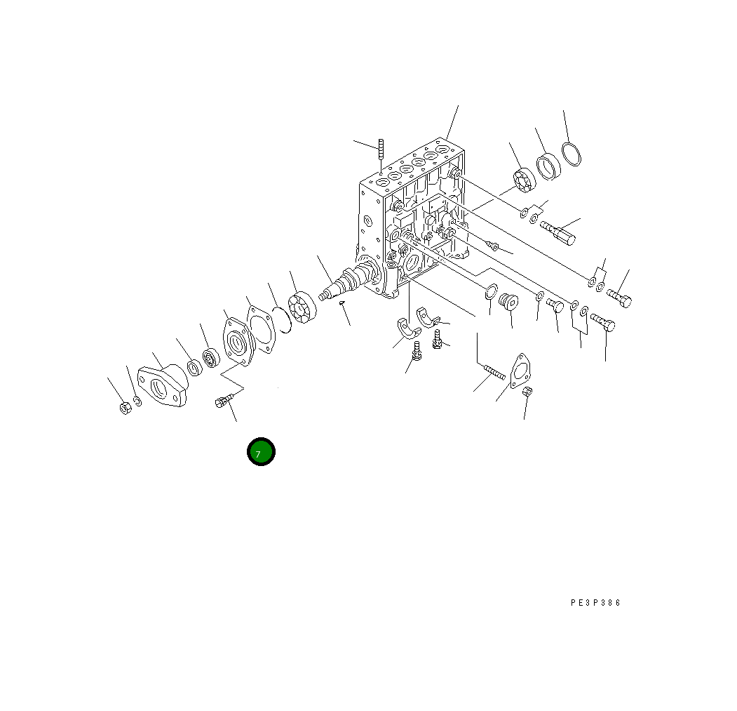 Болт DK139006-4200 Komatsu