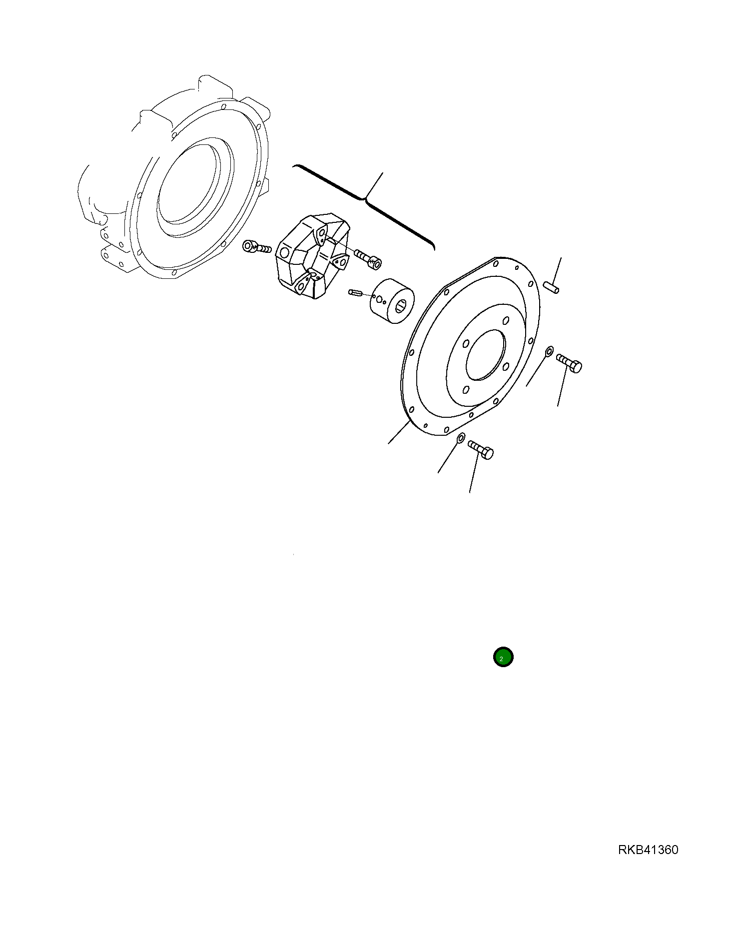 Крышка 22M-01-R1120  Komatsu