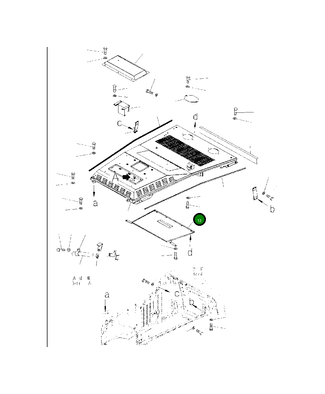 Крышка 421-54-61331  Komatsu
