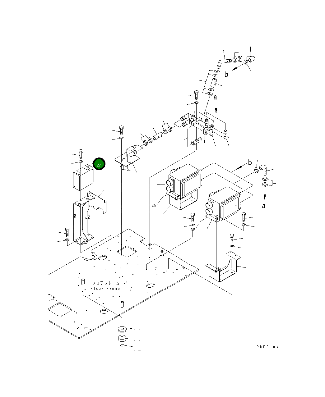 Крышка 208-977-6290 Komatsu