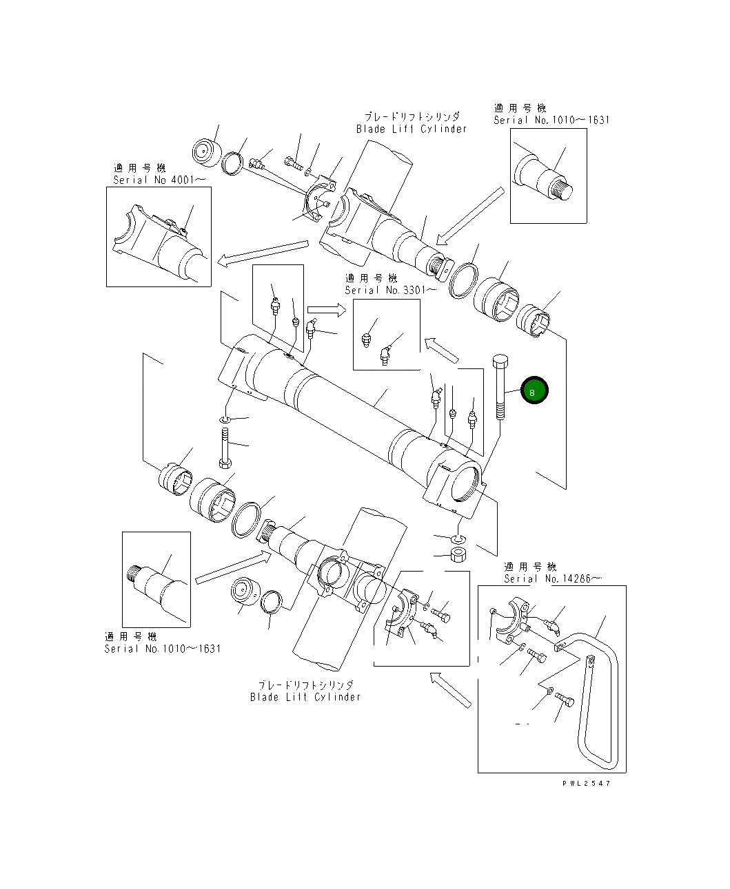 Болт 180-60-15160  Komatsu
