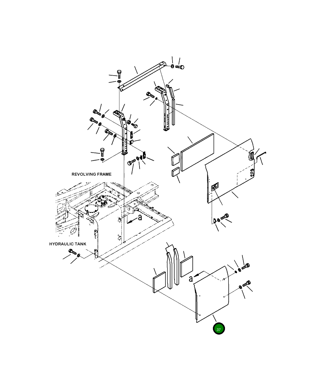 Крышка 208-54-42862 Komatsu