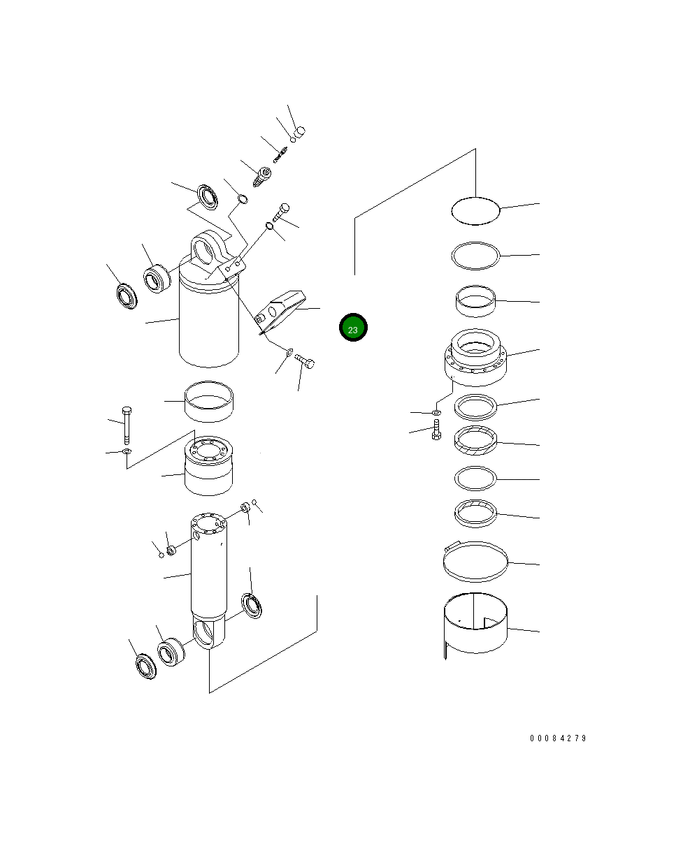 Крышка 56D-50-13210 Komatsu
