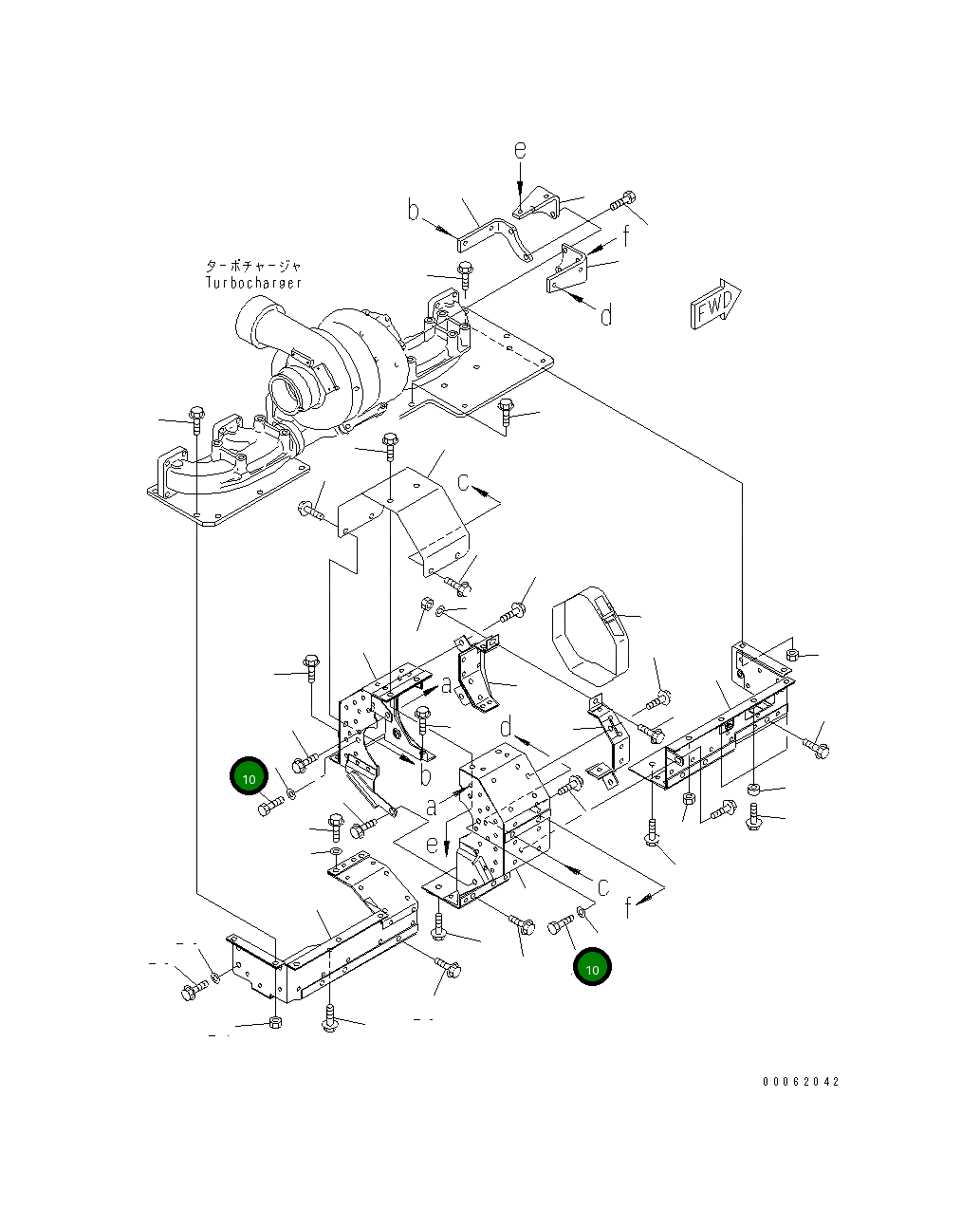 Болт 01020-01035 Komatsu