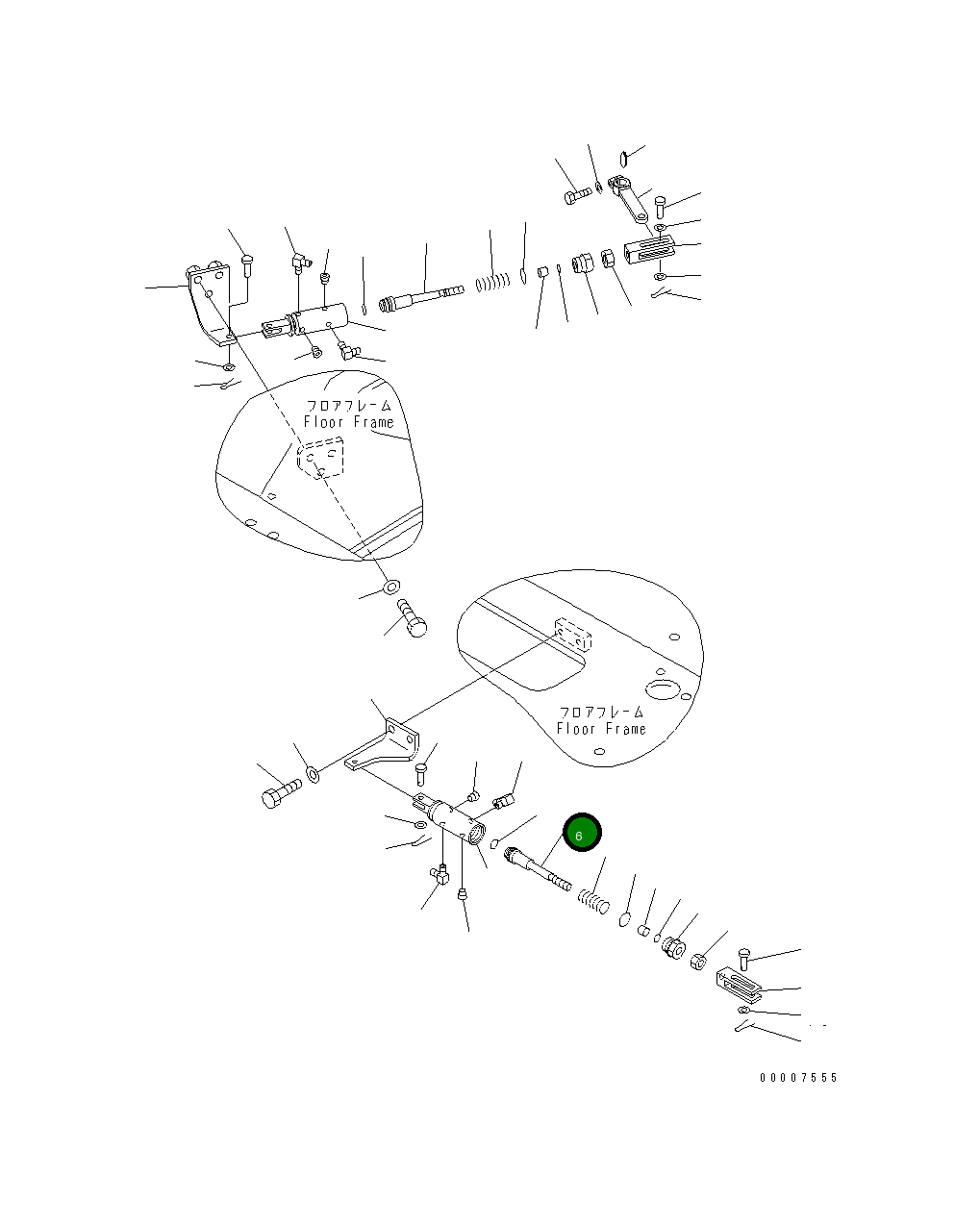 Кольцо уплотнительное (O-Ring) 07002-53334 Komatsu