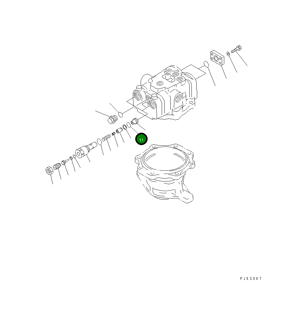 Кольцо уплотнительное (O-Ring) 07000-F2020 Komatsu