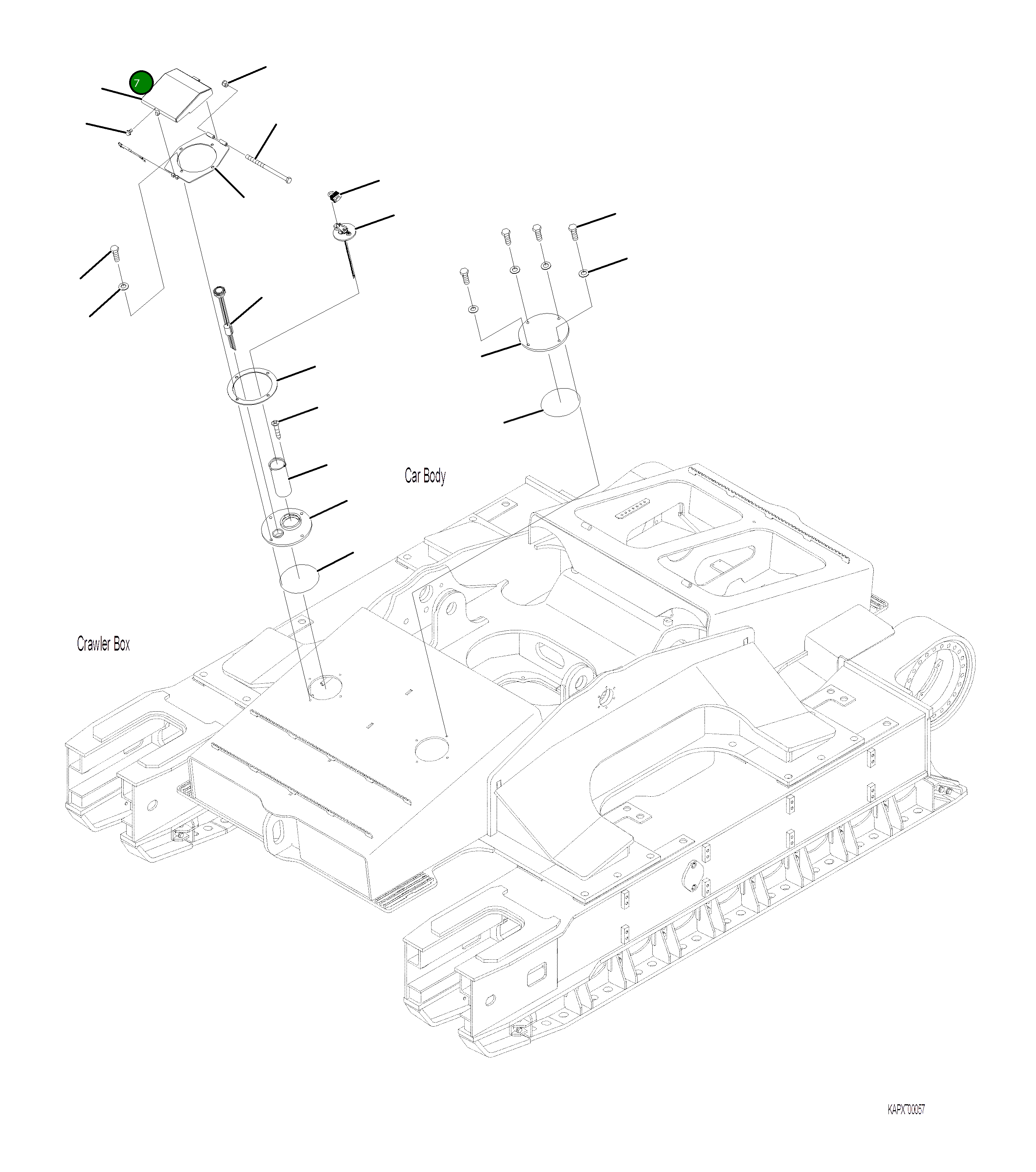 Болт 02011-70652 Komatsu