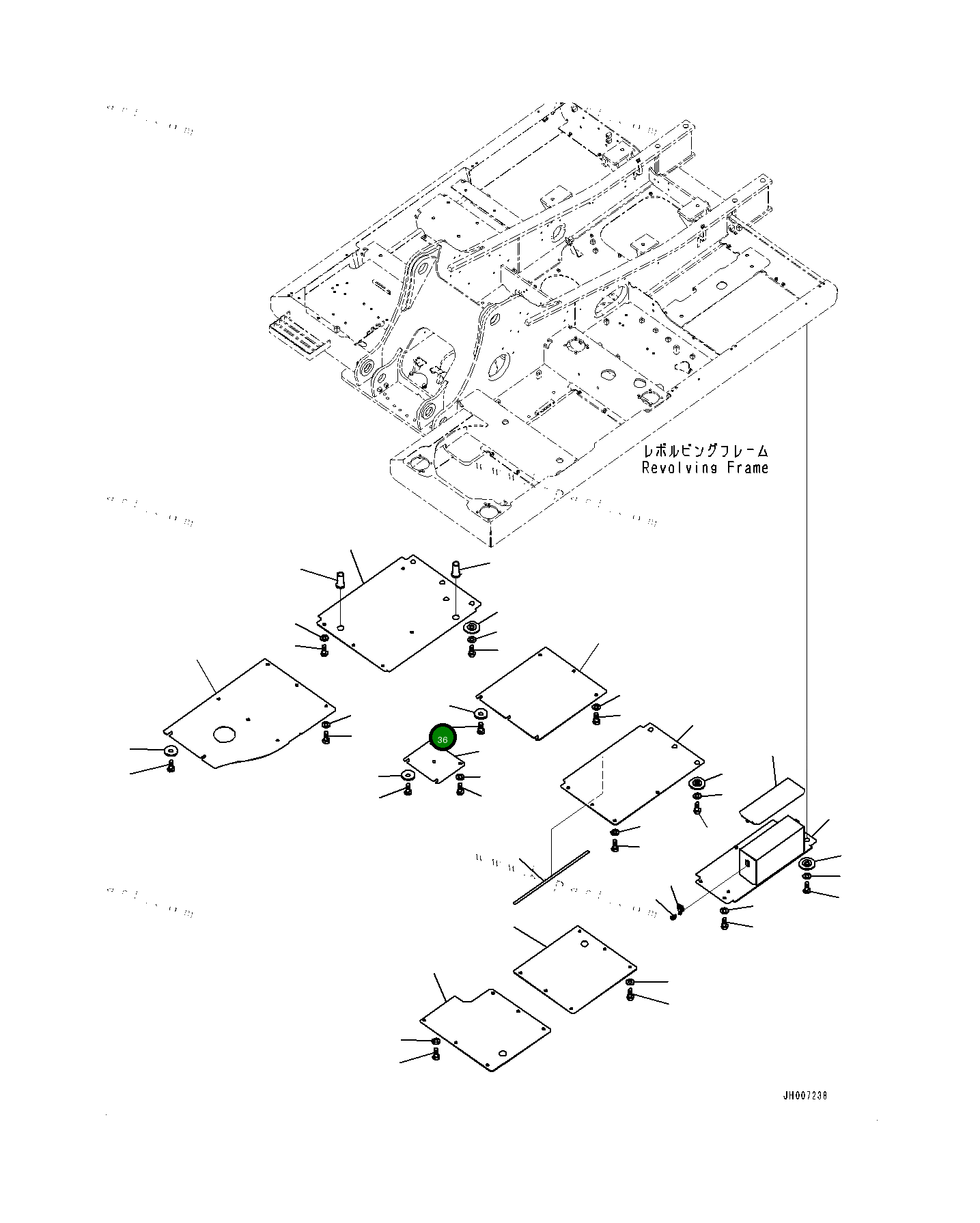 Болт 0102581240 Komatsu