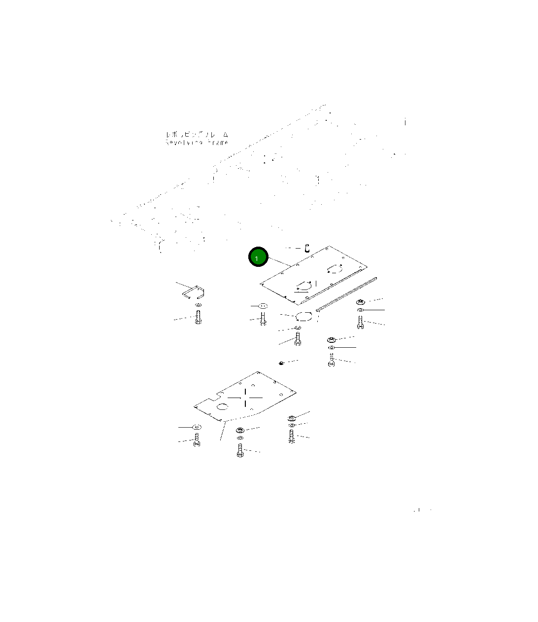 Крышка 208-54-42151  Komatsu