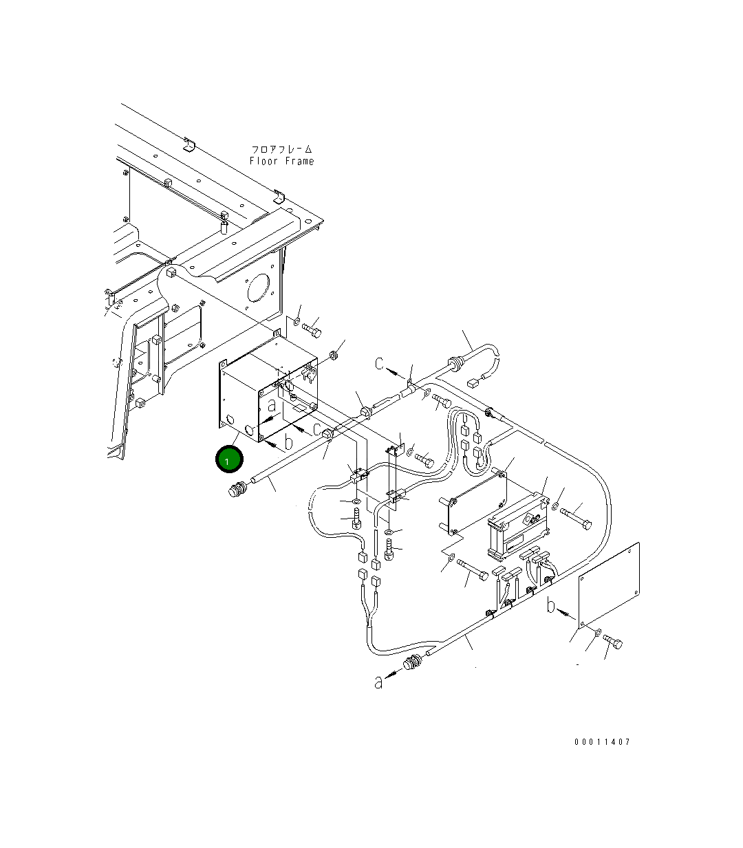 Крышка 198-06-62621  Komatsu