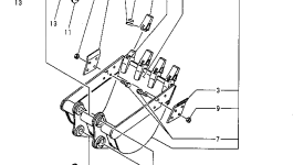 Болт YM172964-81640 Komatsu