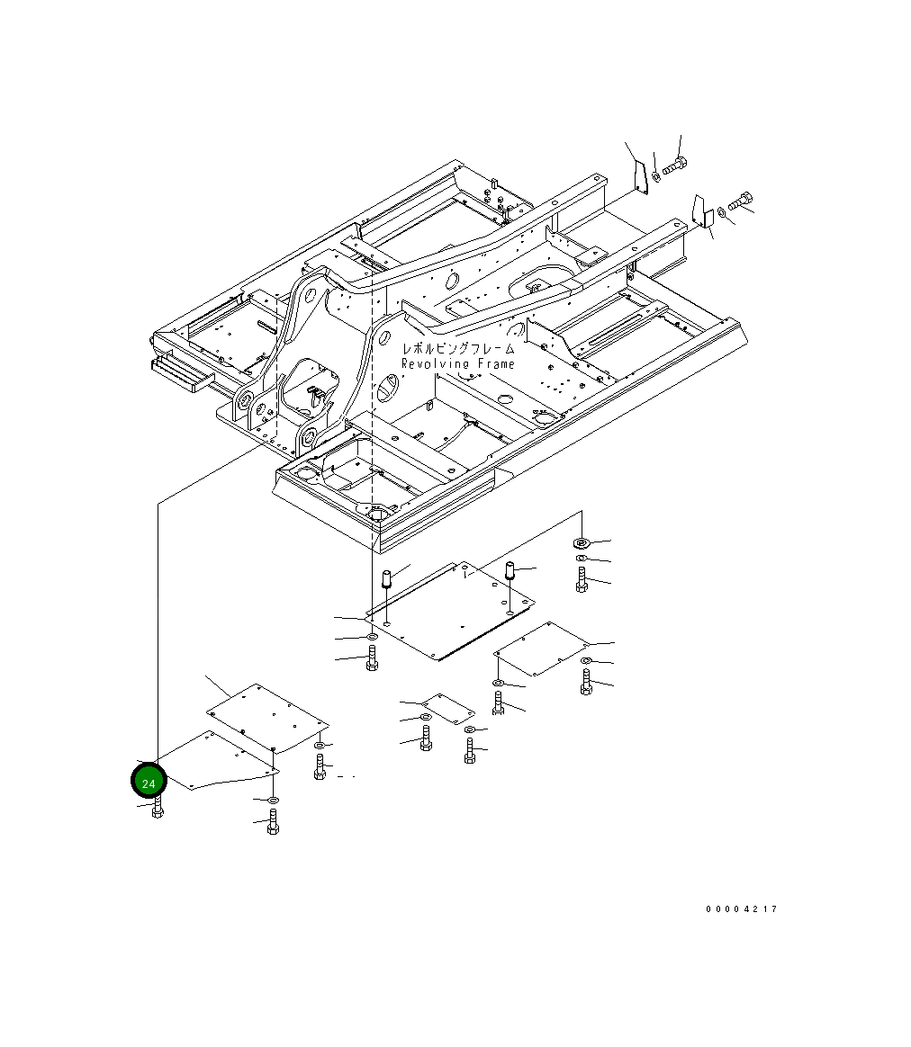 Крышка 206-54-71310 Komatsu
