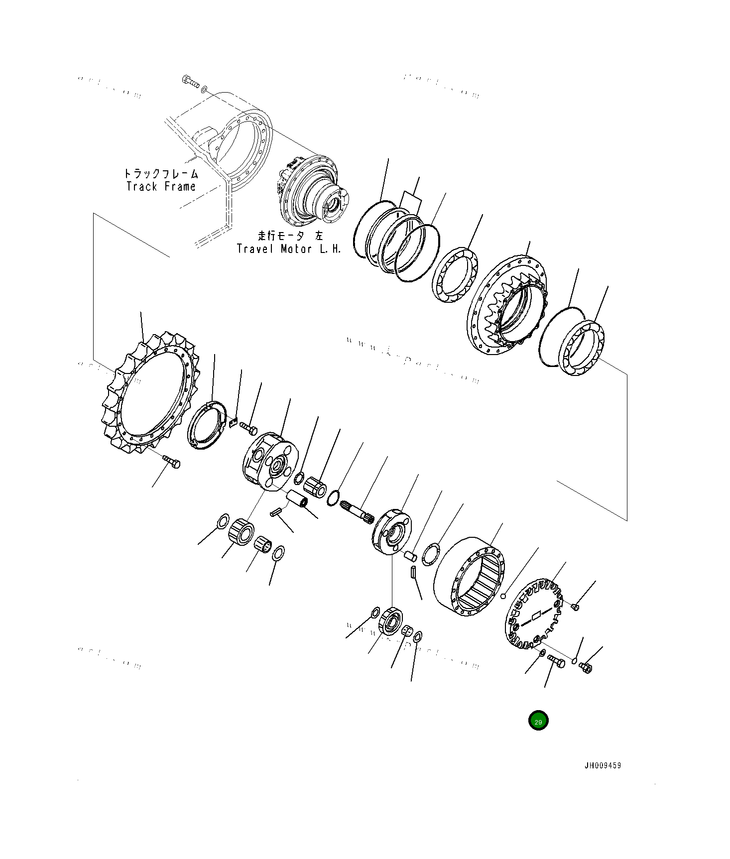 Болт 20Y2713281 Komatsu