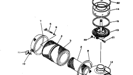 Крышка 6676-81-7120  Komatsu