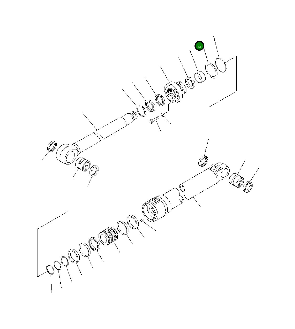 Кольцо 7073592020 Komatsu