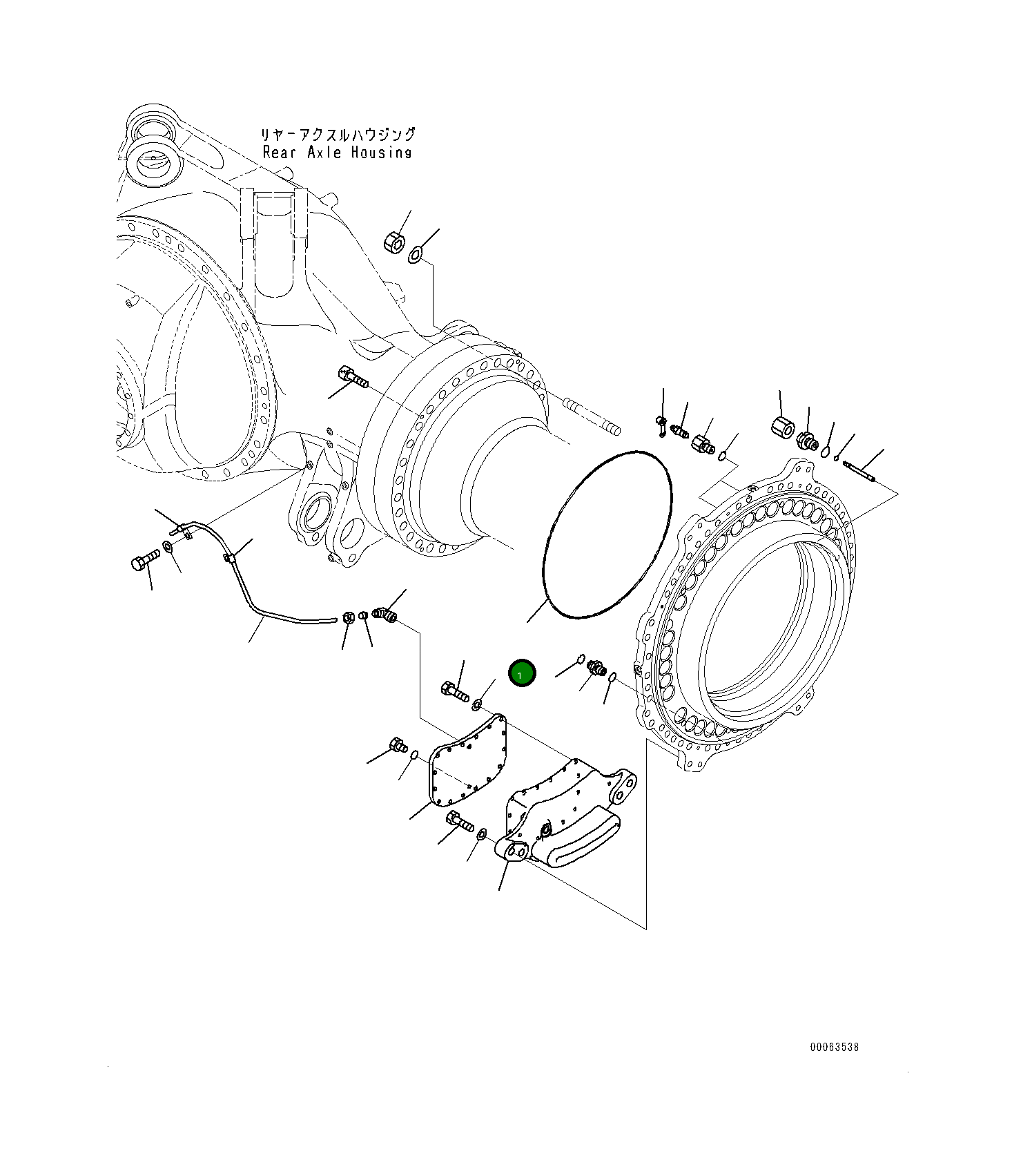 Кольцо уплотнительное (O-Ring) 561-33-71850 Komatsu