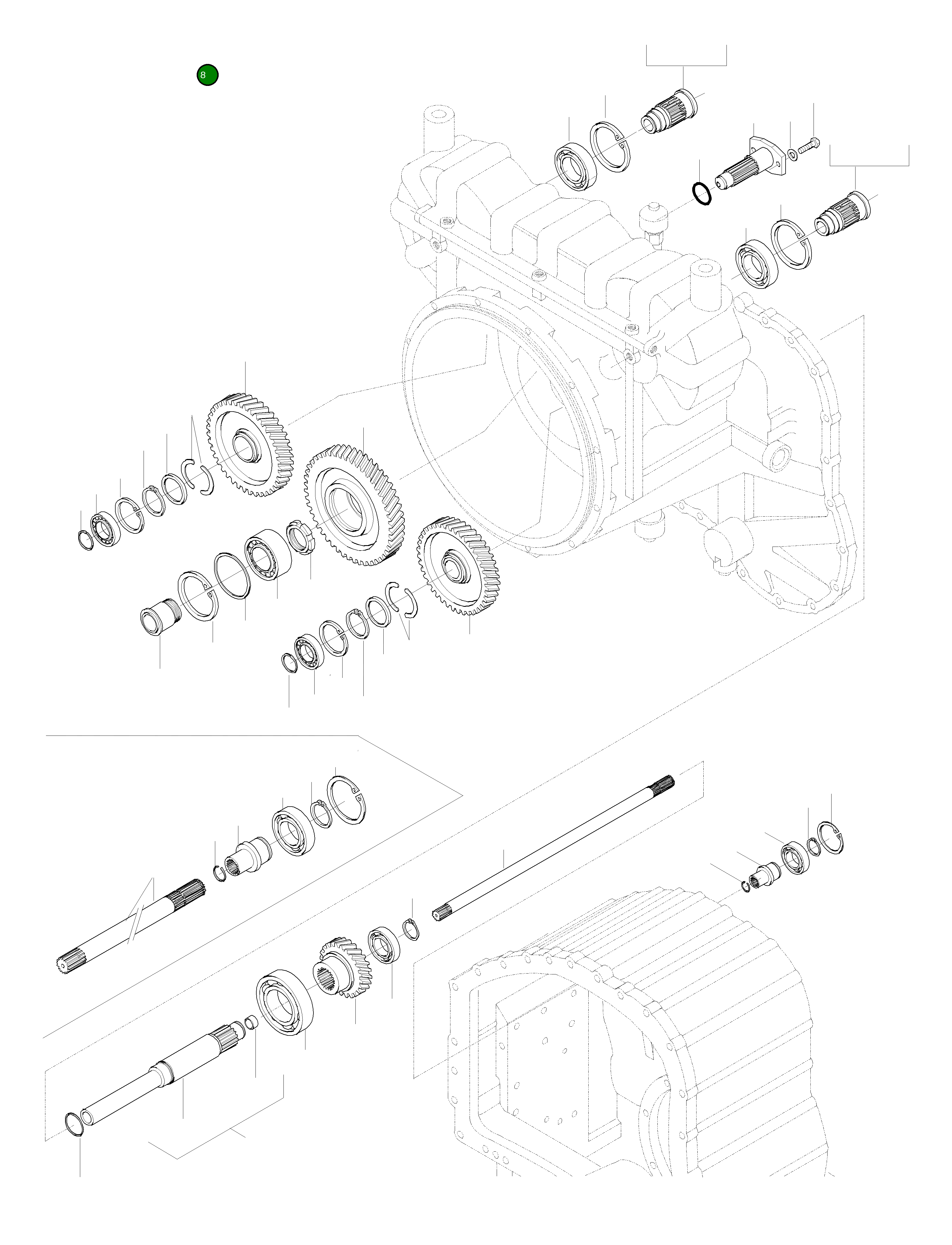 Кольцо уплотнительное (O-Ring) 419-09-H2150  Komatsu