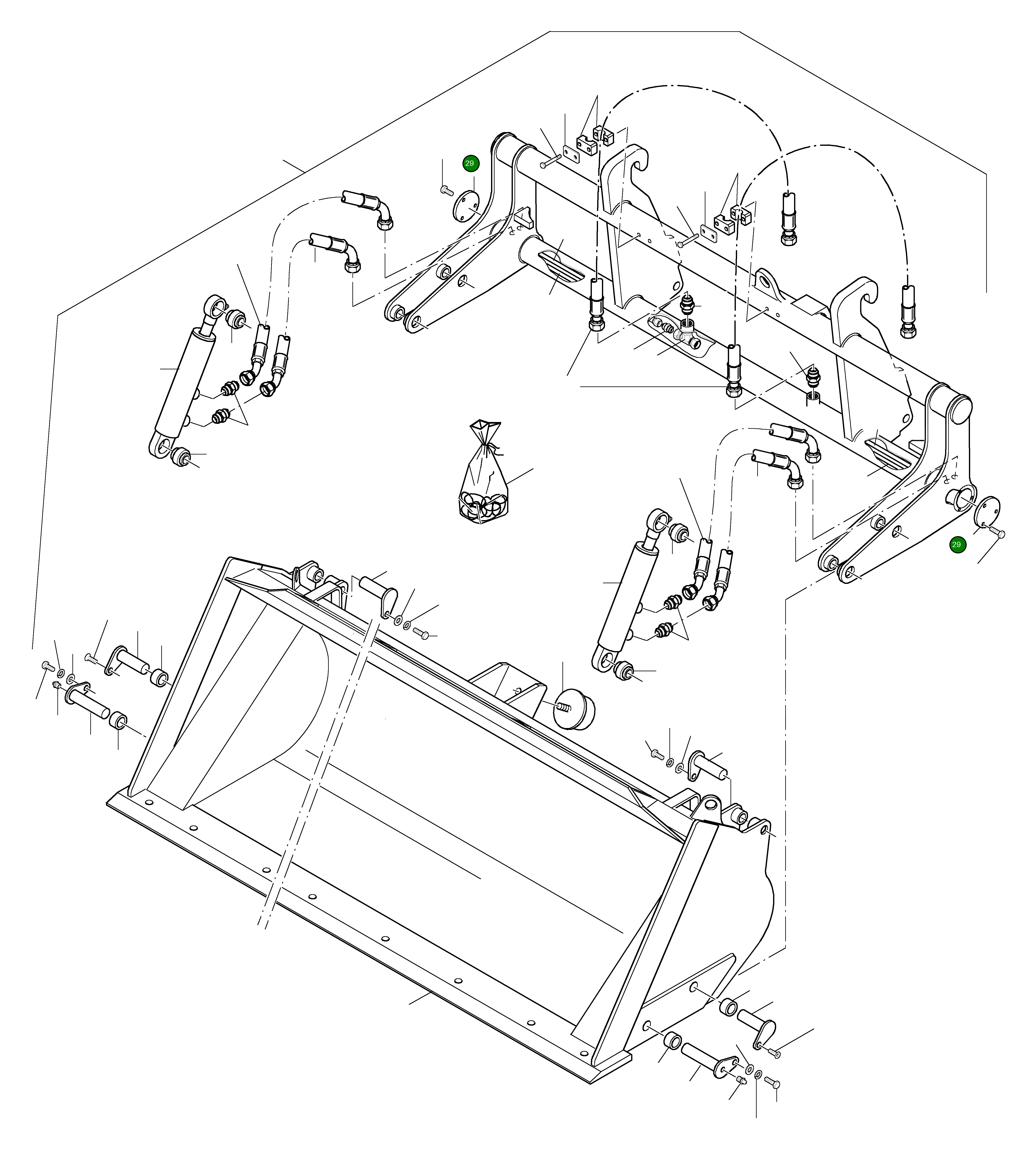 Крышка 42R-70-H0P57 Komatsu