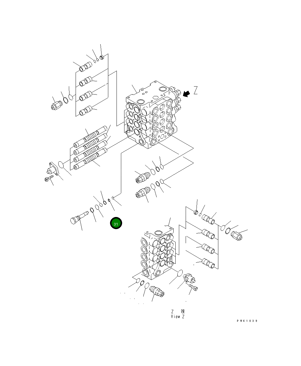 Кольцо TM0859-243 Komatsu