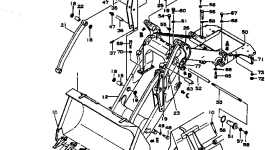 Левое коромысло 135-70-22212 Komatsu