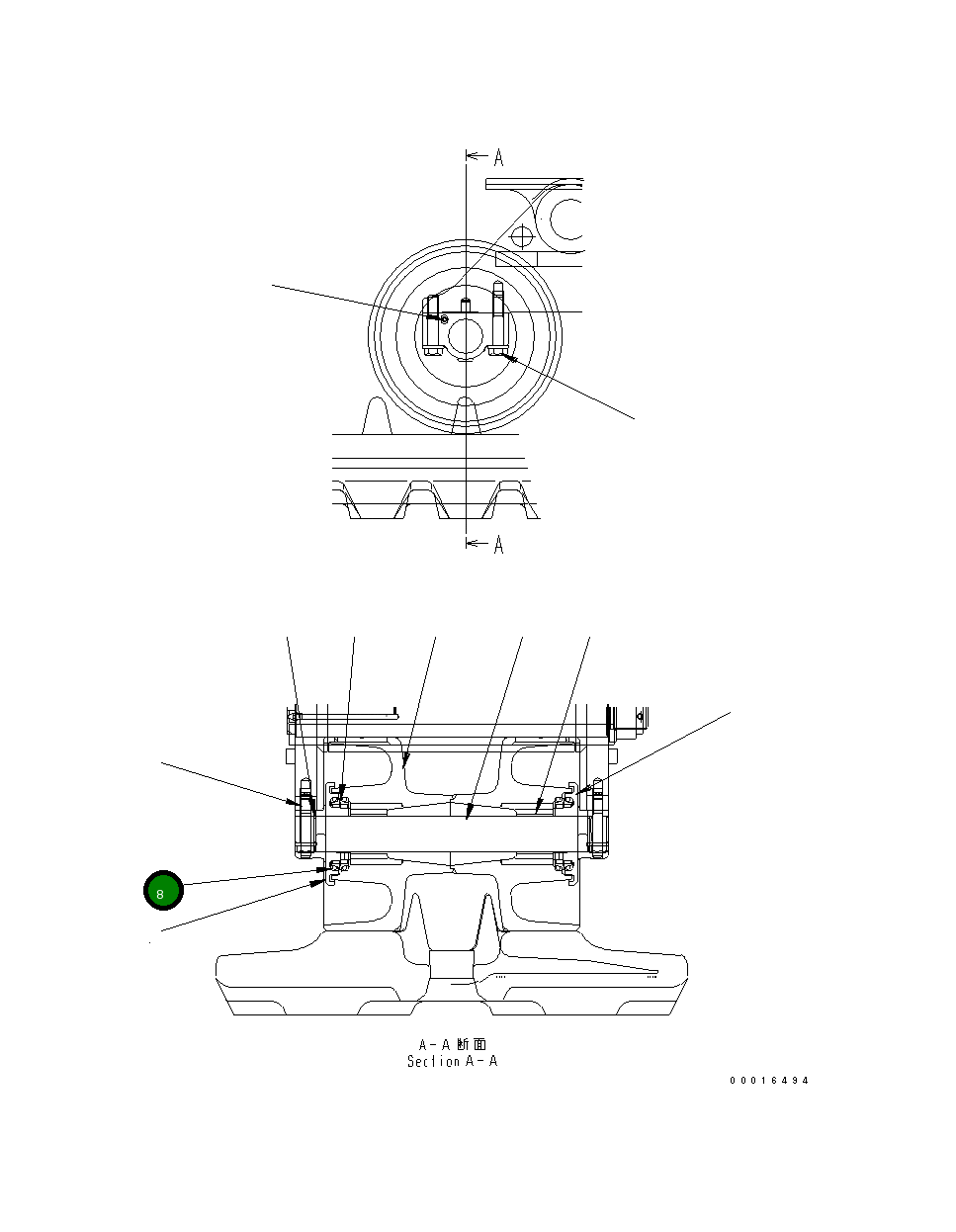 Кольцо уплотнительное (O-Ring) 205-30-66561 Komatsu