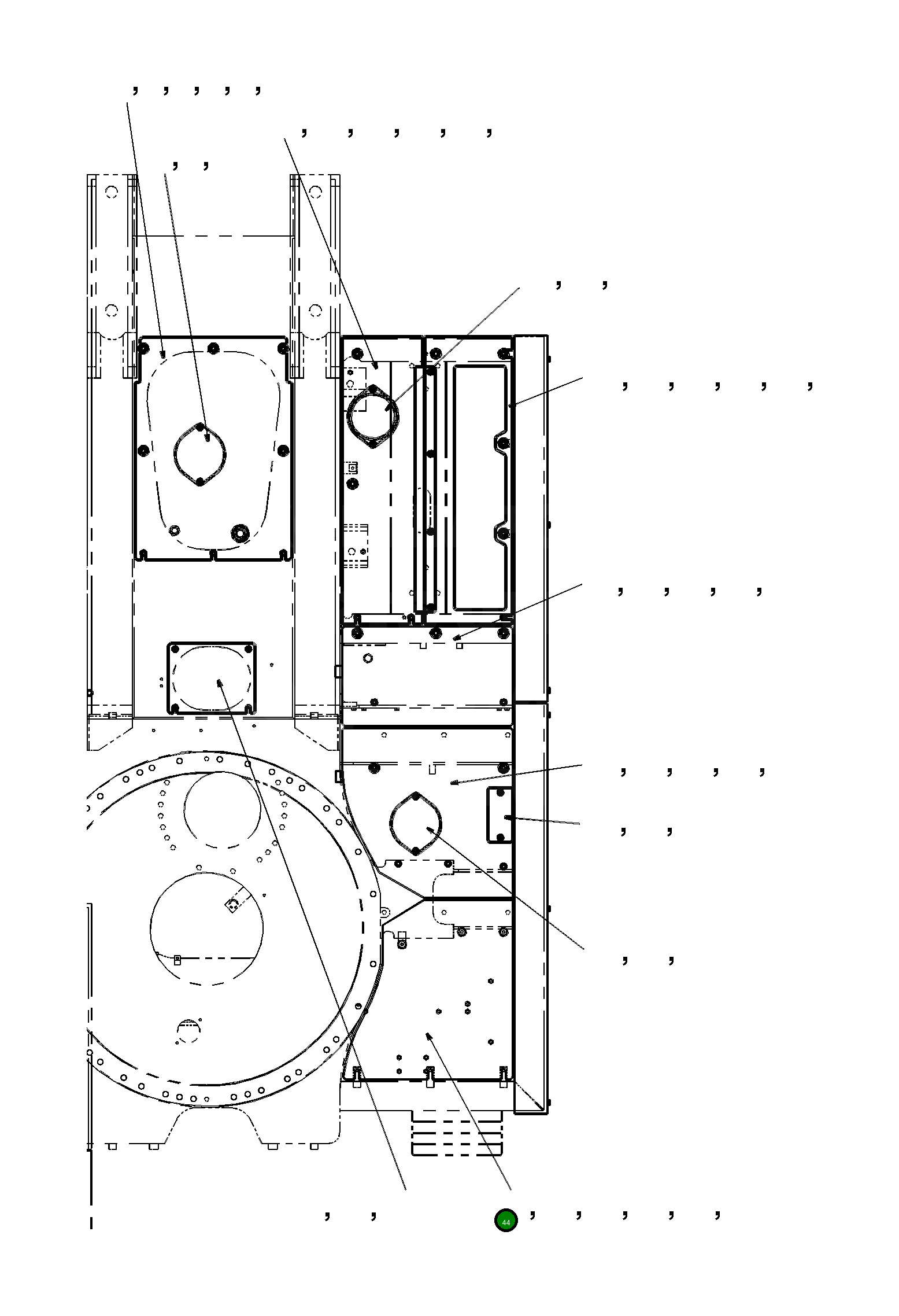 Крышка 208-54-KA350 Komatsu