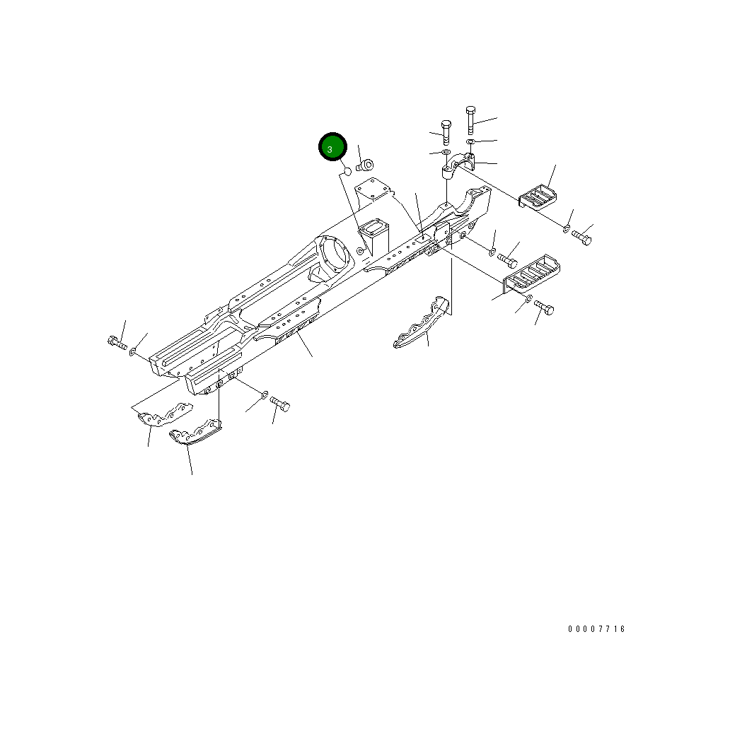 Кольцо уплотнительное (O-Ring) 07002-43034 Komatsu