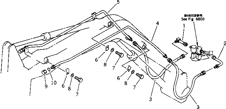 Кольцо уплотнительное (O-Ring) 02890-01023  Komatsu