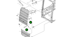 Болт 01010-D1275 Komatsu