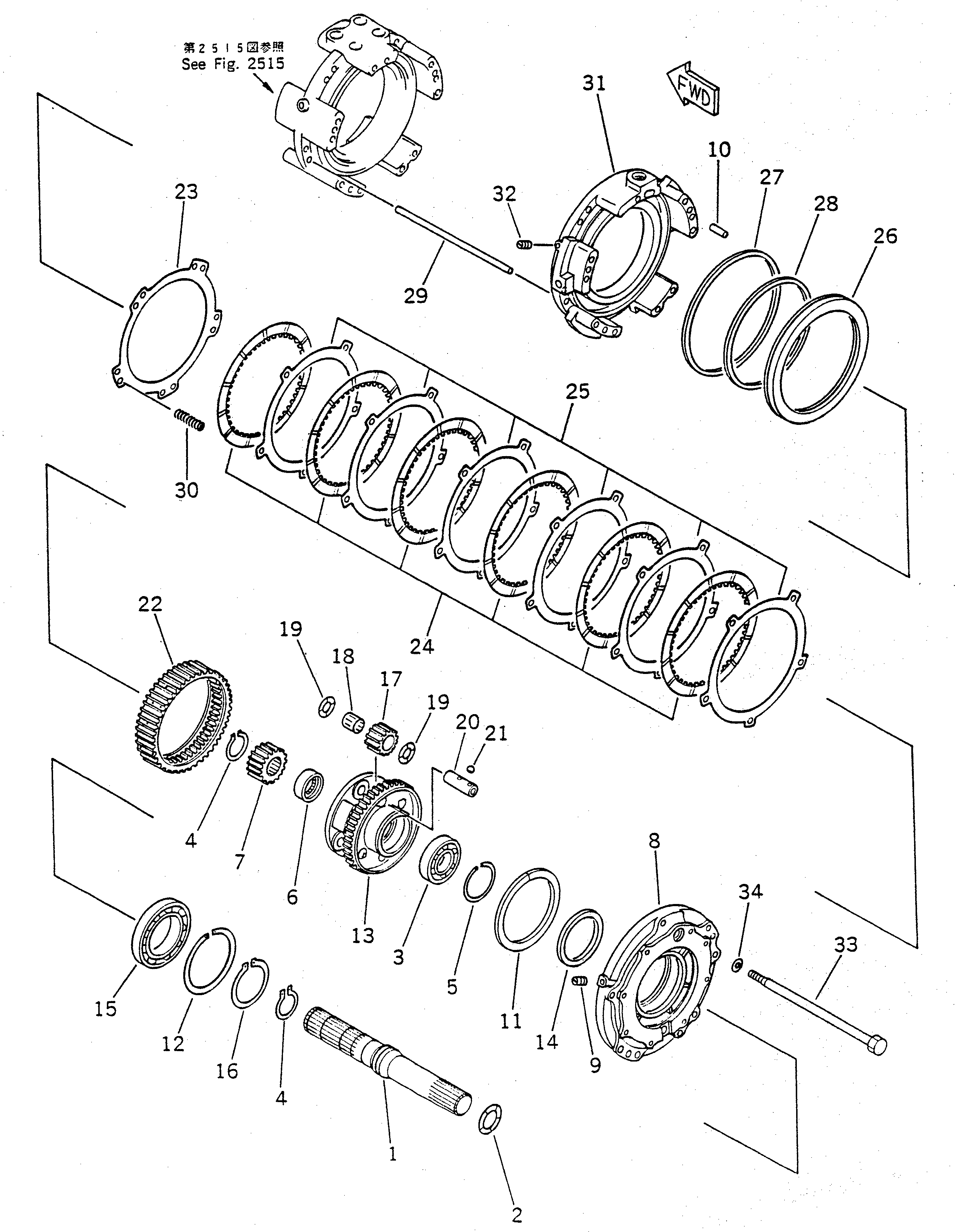Болт 23S-15-21260  Komatsu