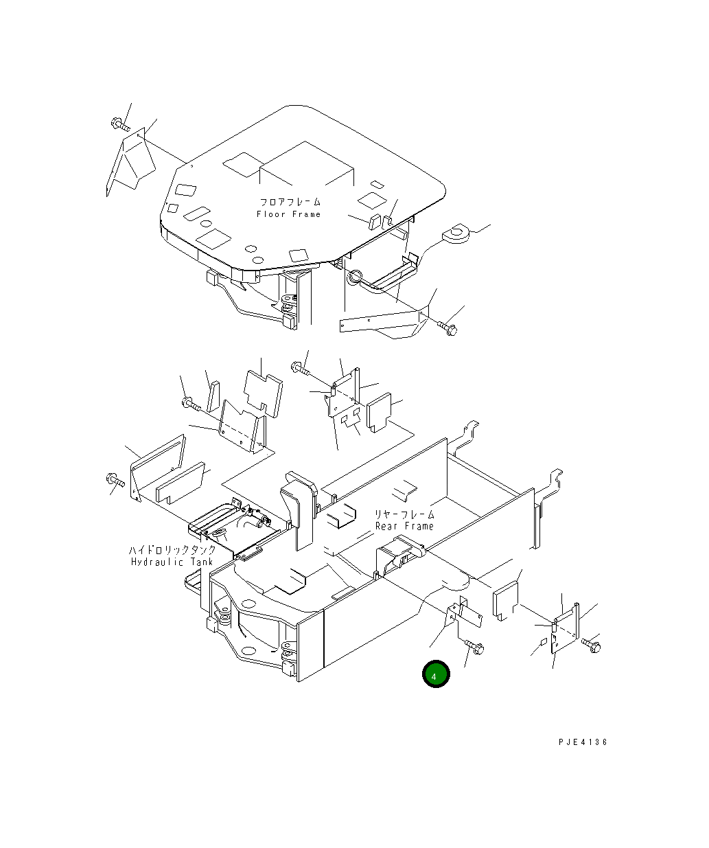 Крышка 415-54-24312 Komatsu