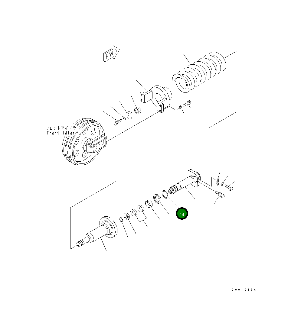 Кольцо 04077-00085 Komatsu