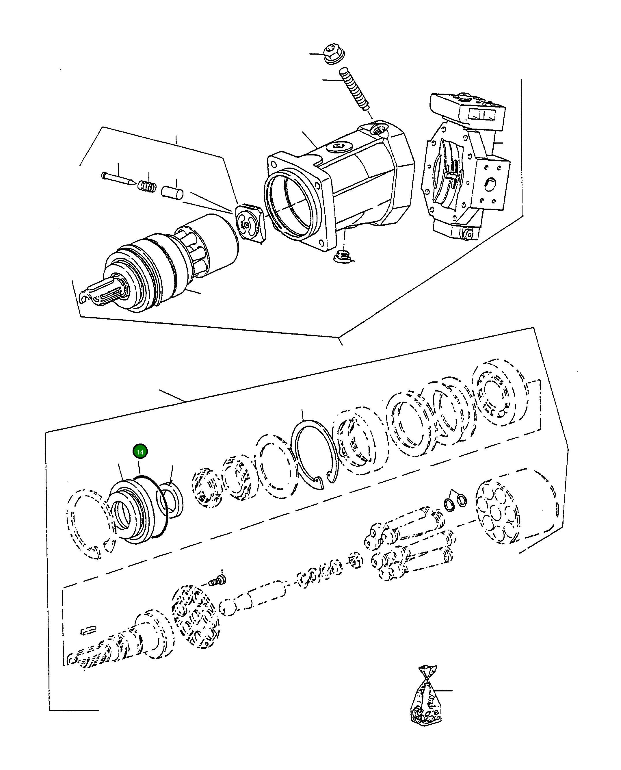 Кольцо уплотнительное (O-Ring) 4918227M1 Komatsu