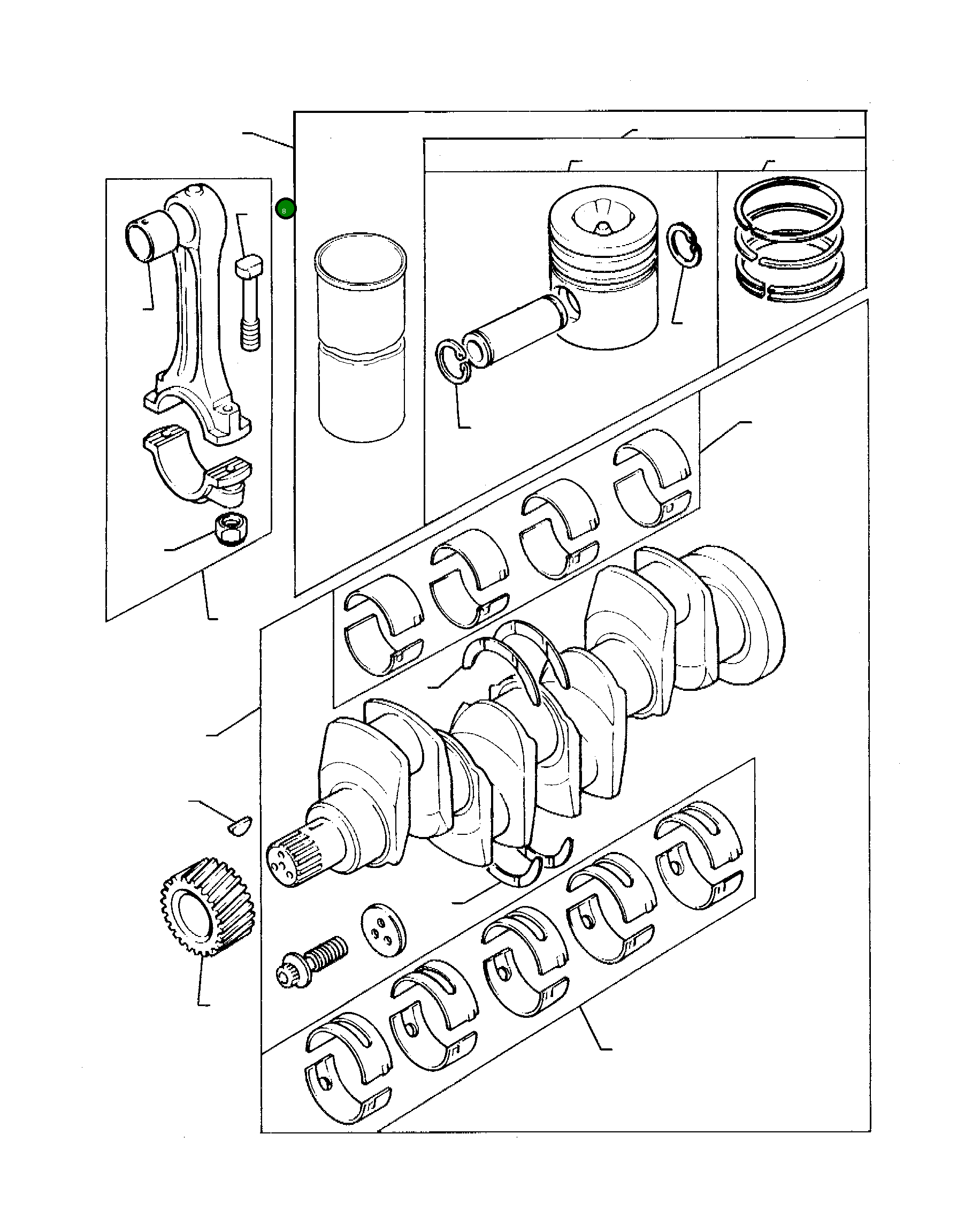 Болт P32762144 Komatsu