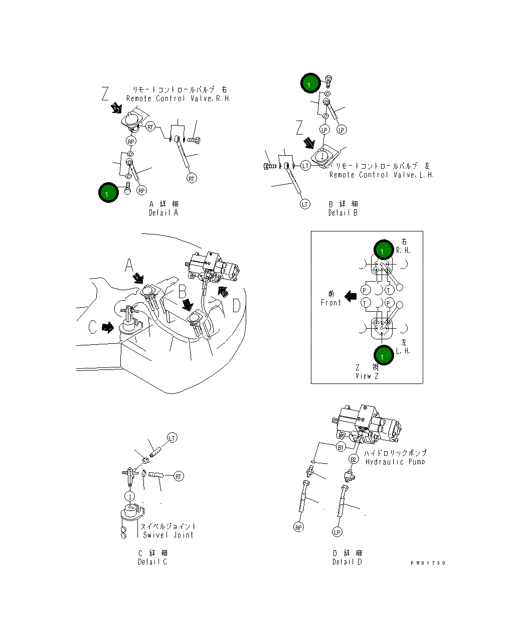 Болт YM172151-76030 Komatsu
