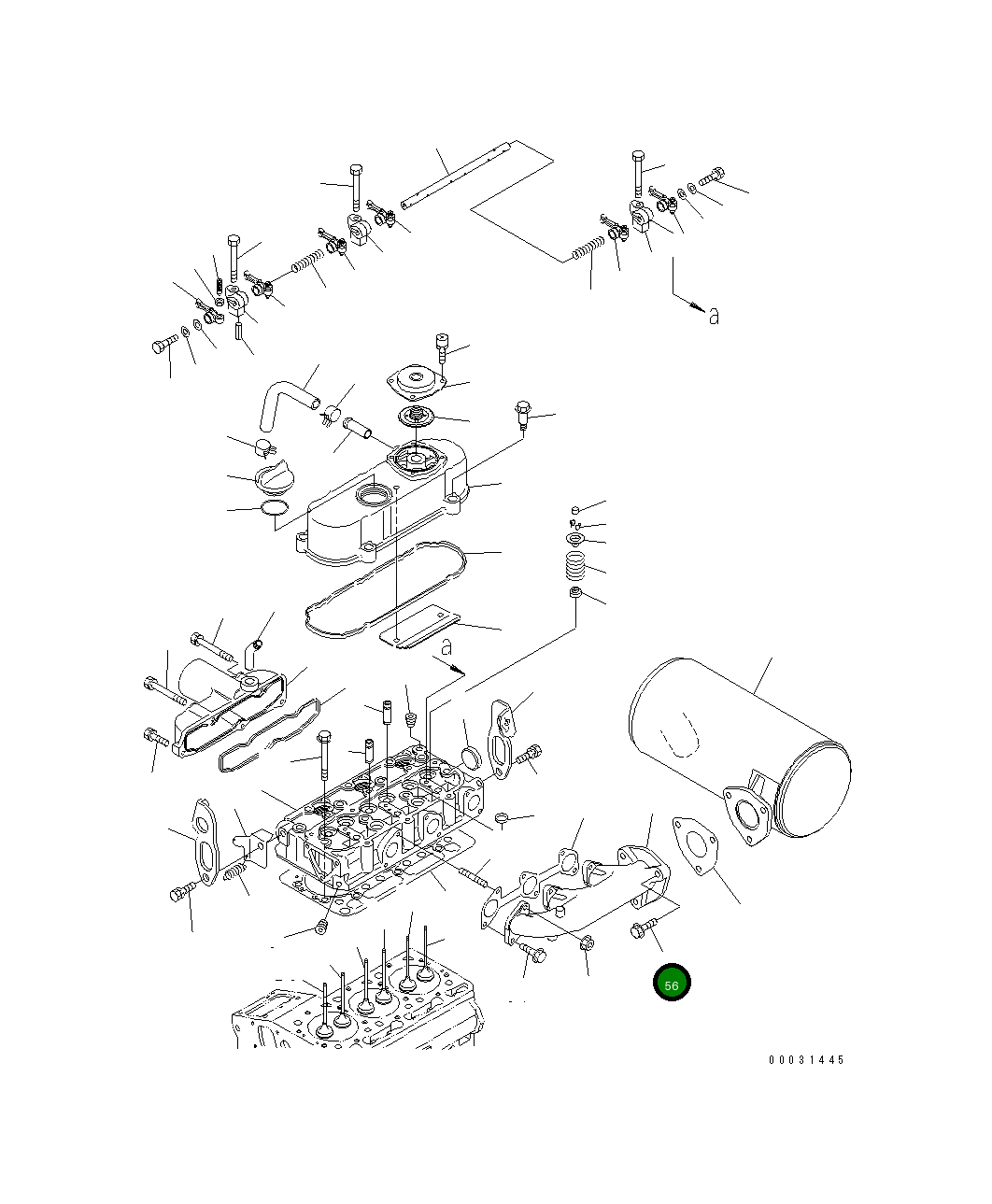 Болт KT01759-50825 Komatsu