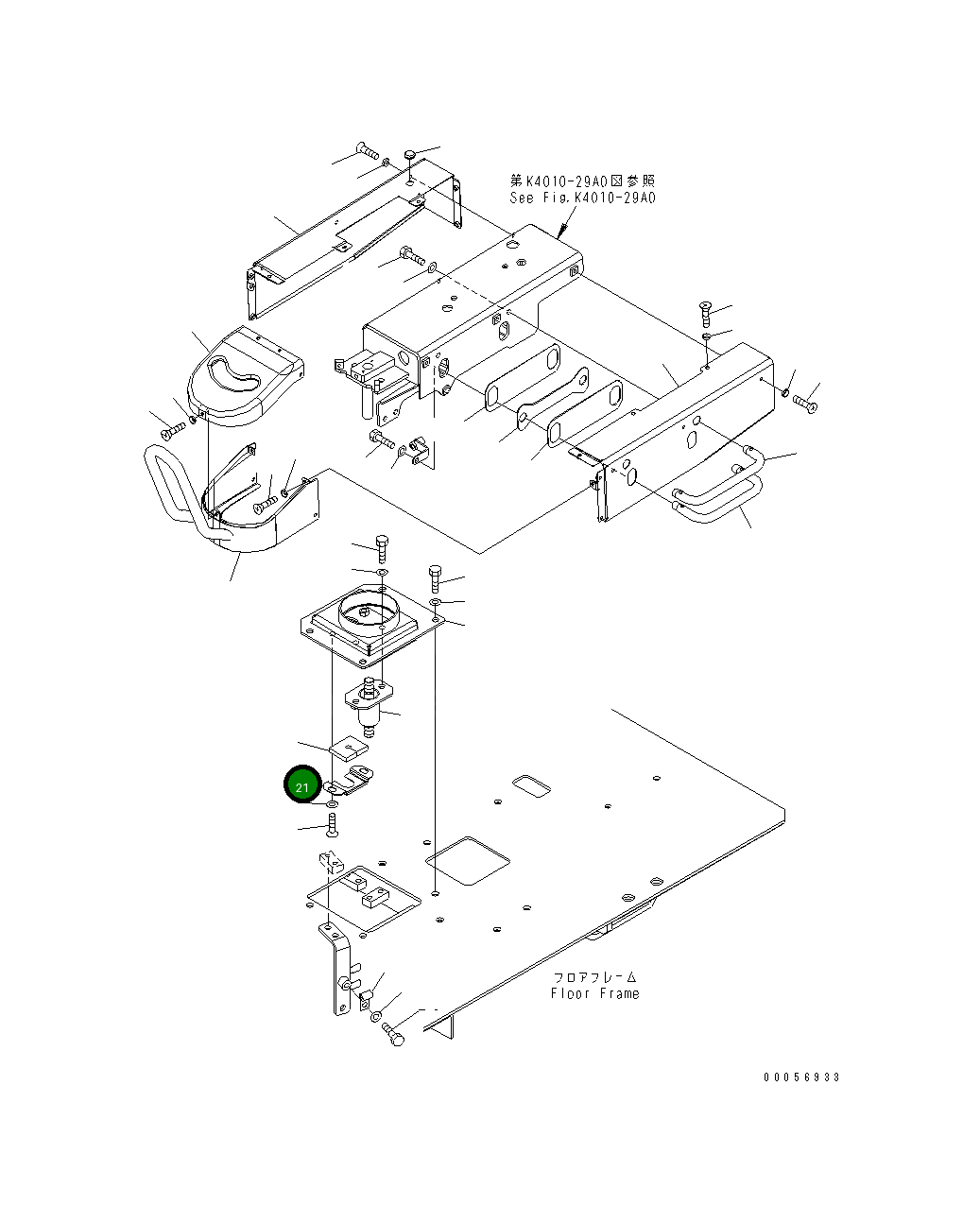 Крышка 427-40-32520 Komatsu