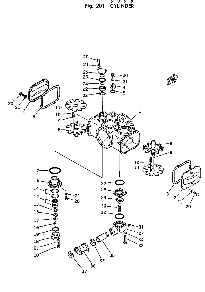 Кольцо M711155012380  Komatsu