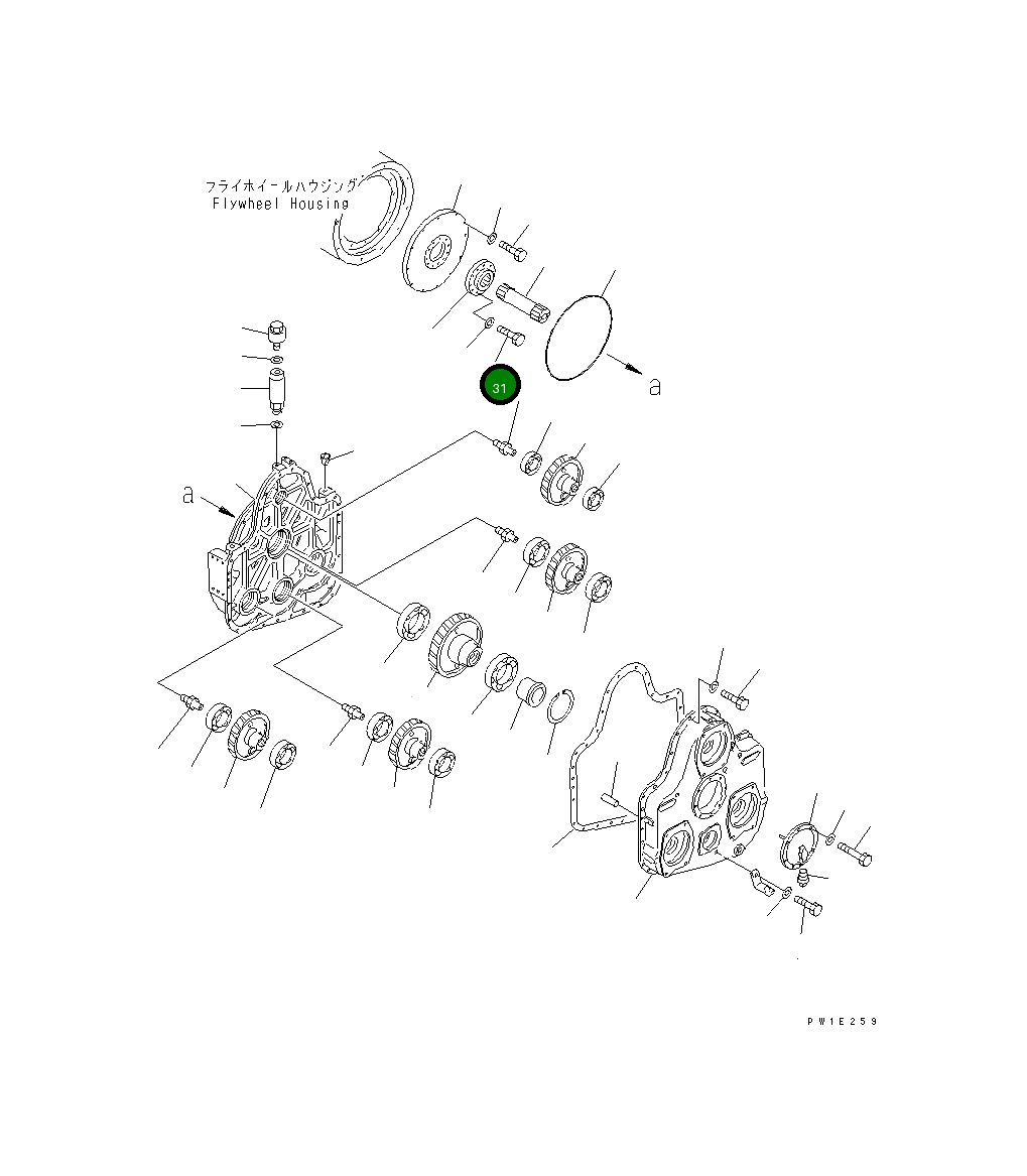 Болт 209-09-51120 Komatsu