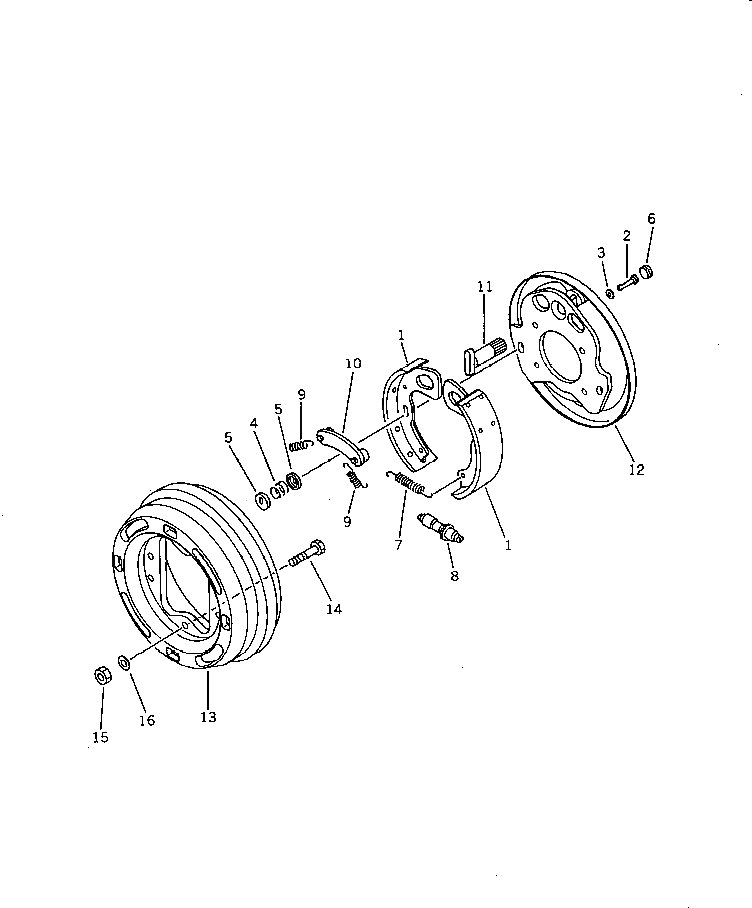 Болт 20D-14-12290  Komatsu
