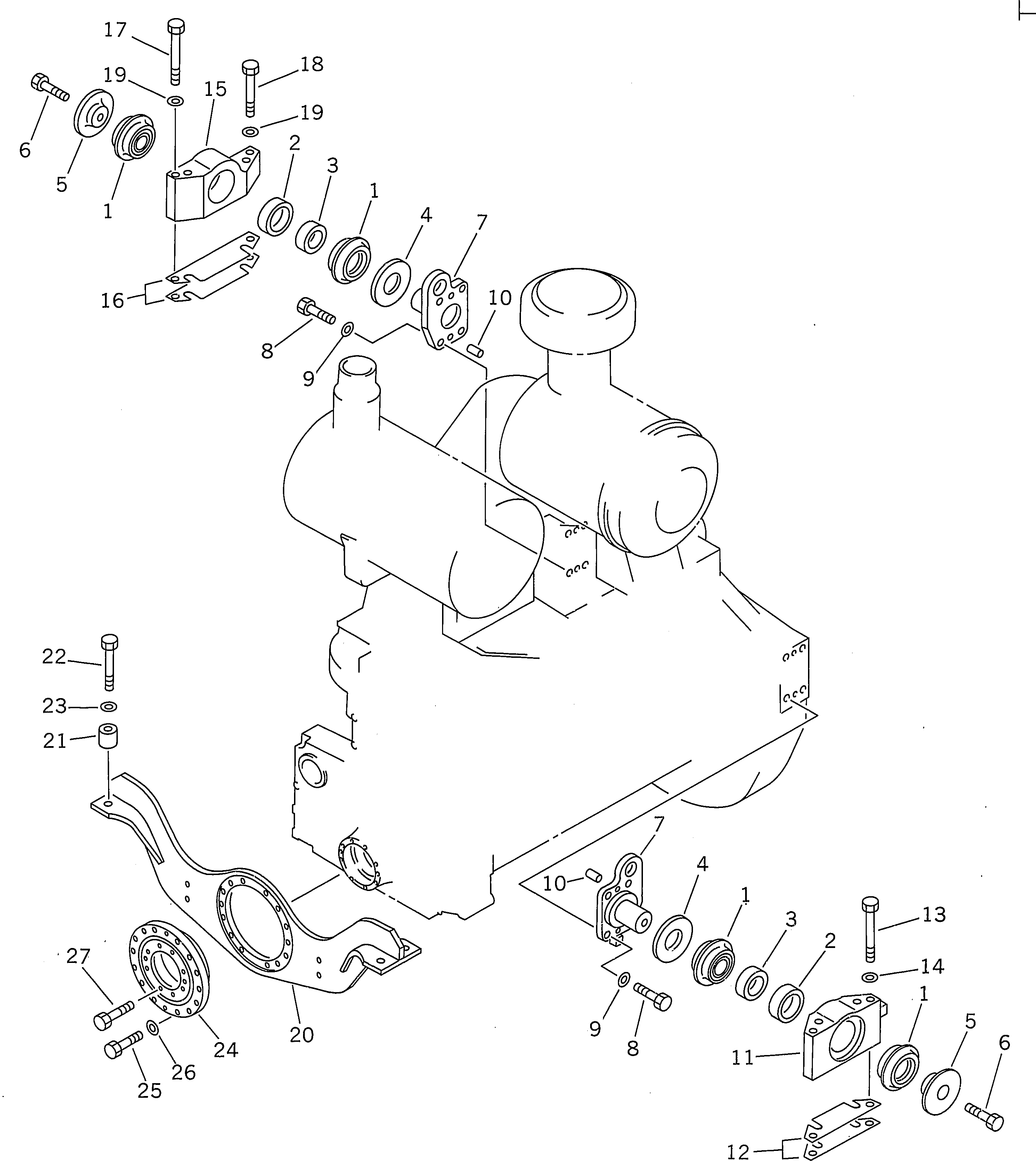 Болт 01011-52065  Komatsu