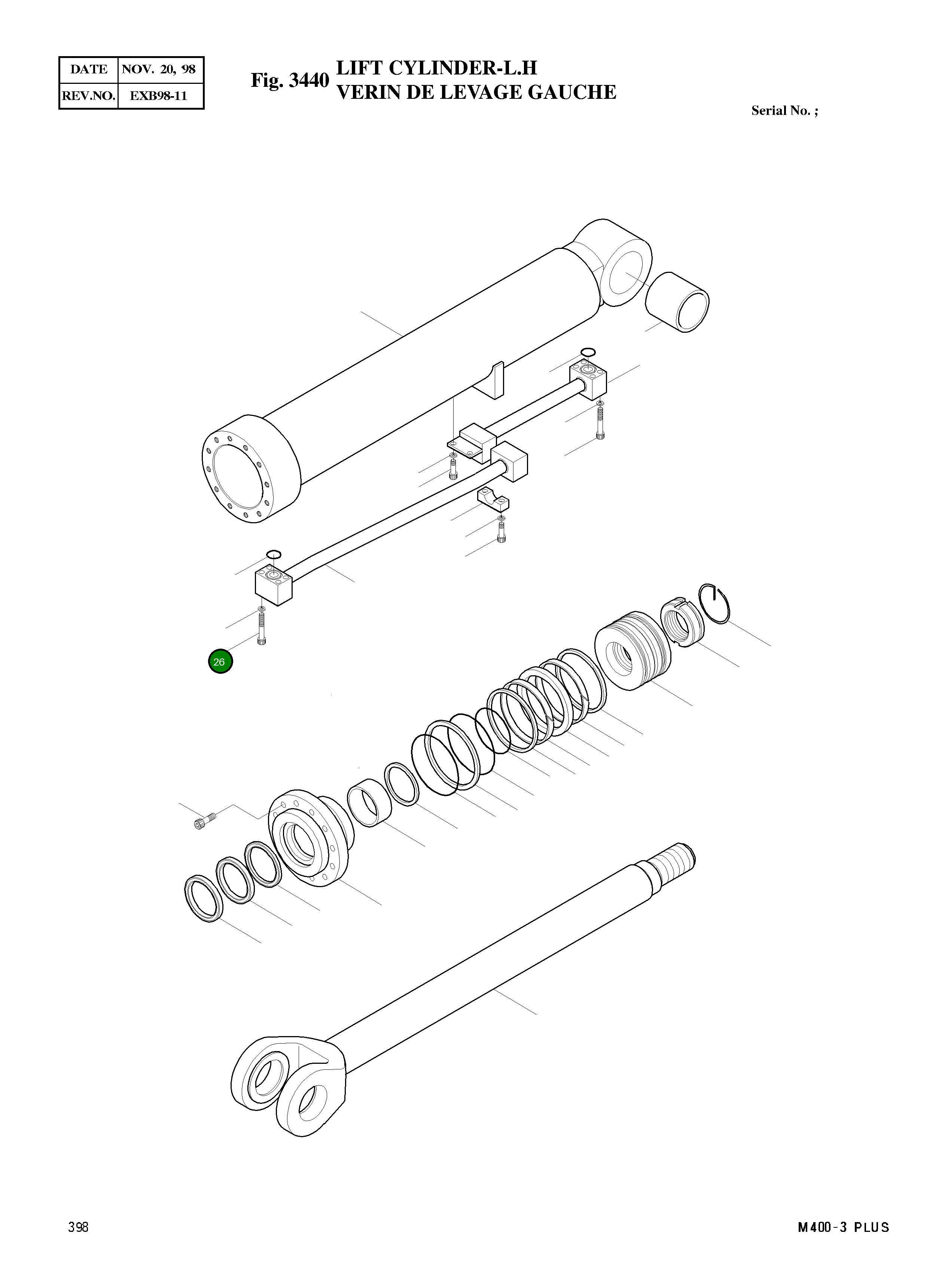 Болт E0501286 Komatsu