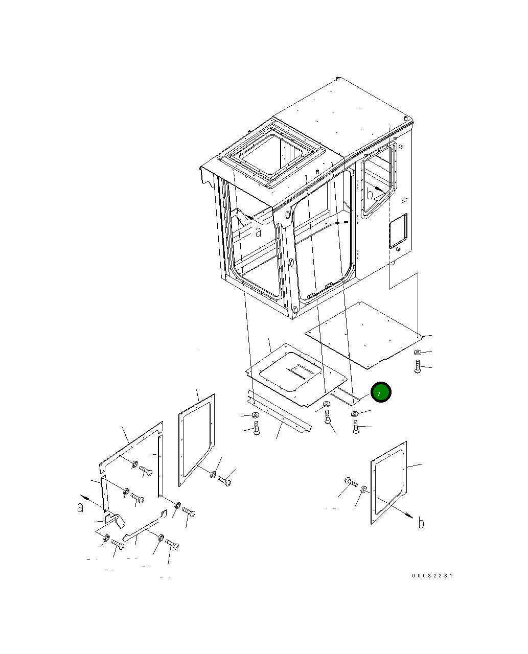 Крышка 207-54-89350 Komatsu