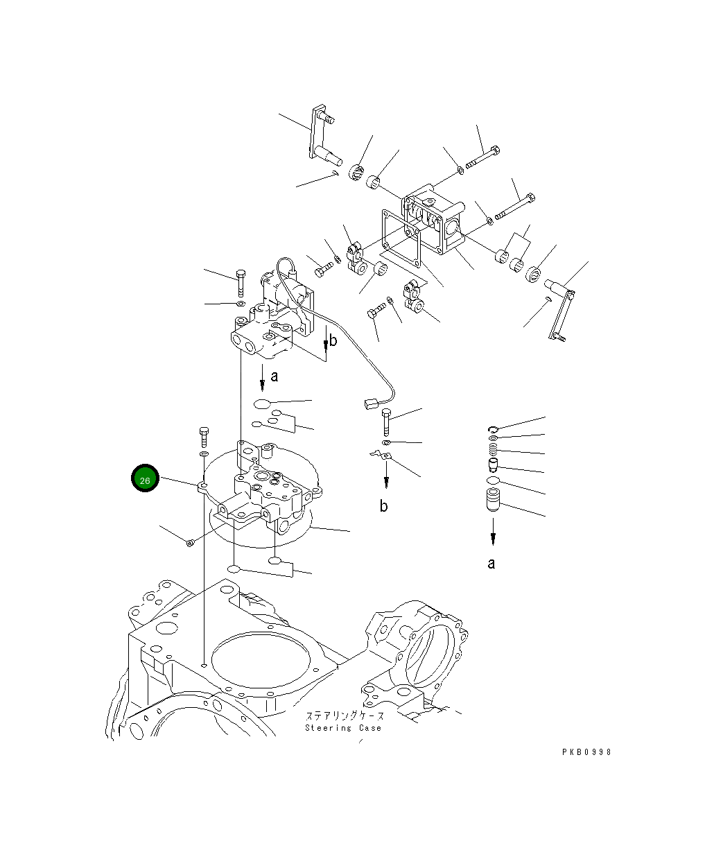 Крышка 17A-22-17261 Komatsu
