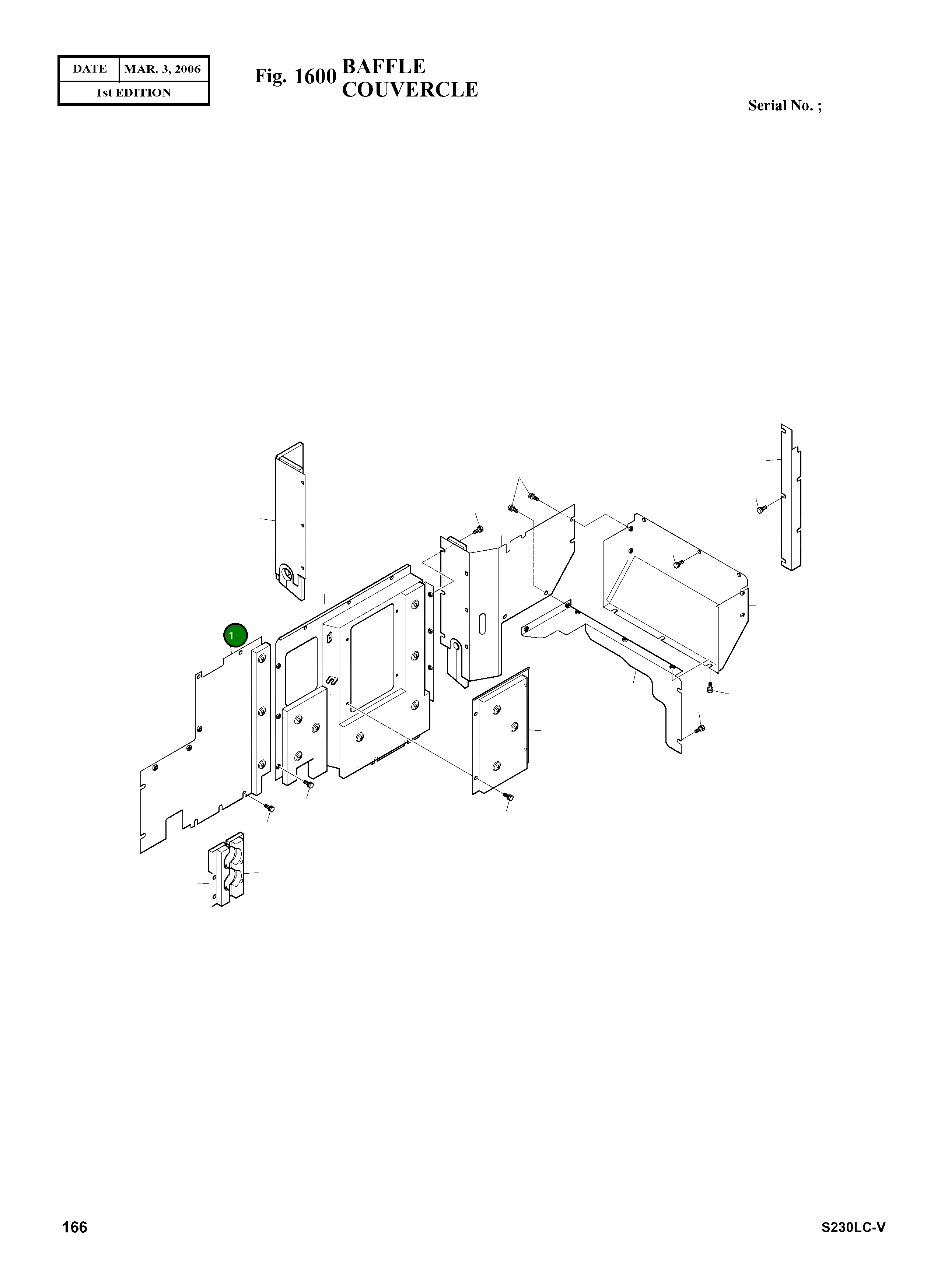 Крышка 621-01897B Komatsu