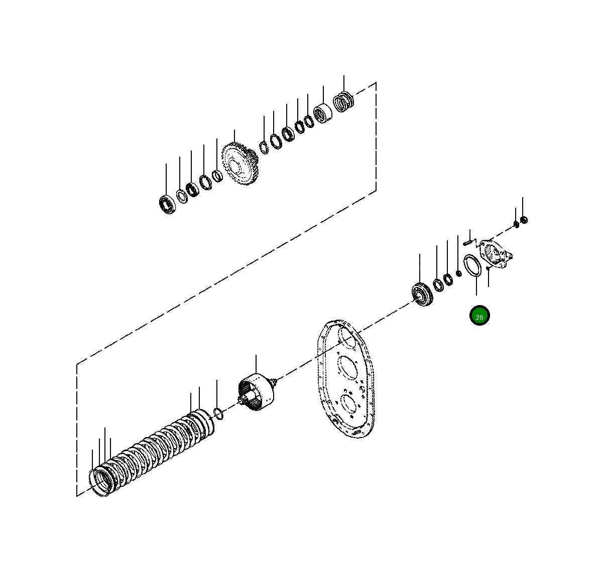 Кольцо уплотнительное (O-Ring) 152 587  Komatsu