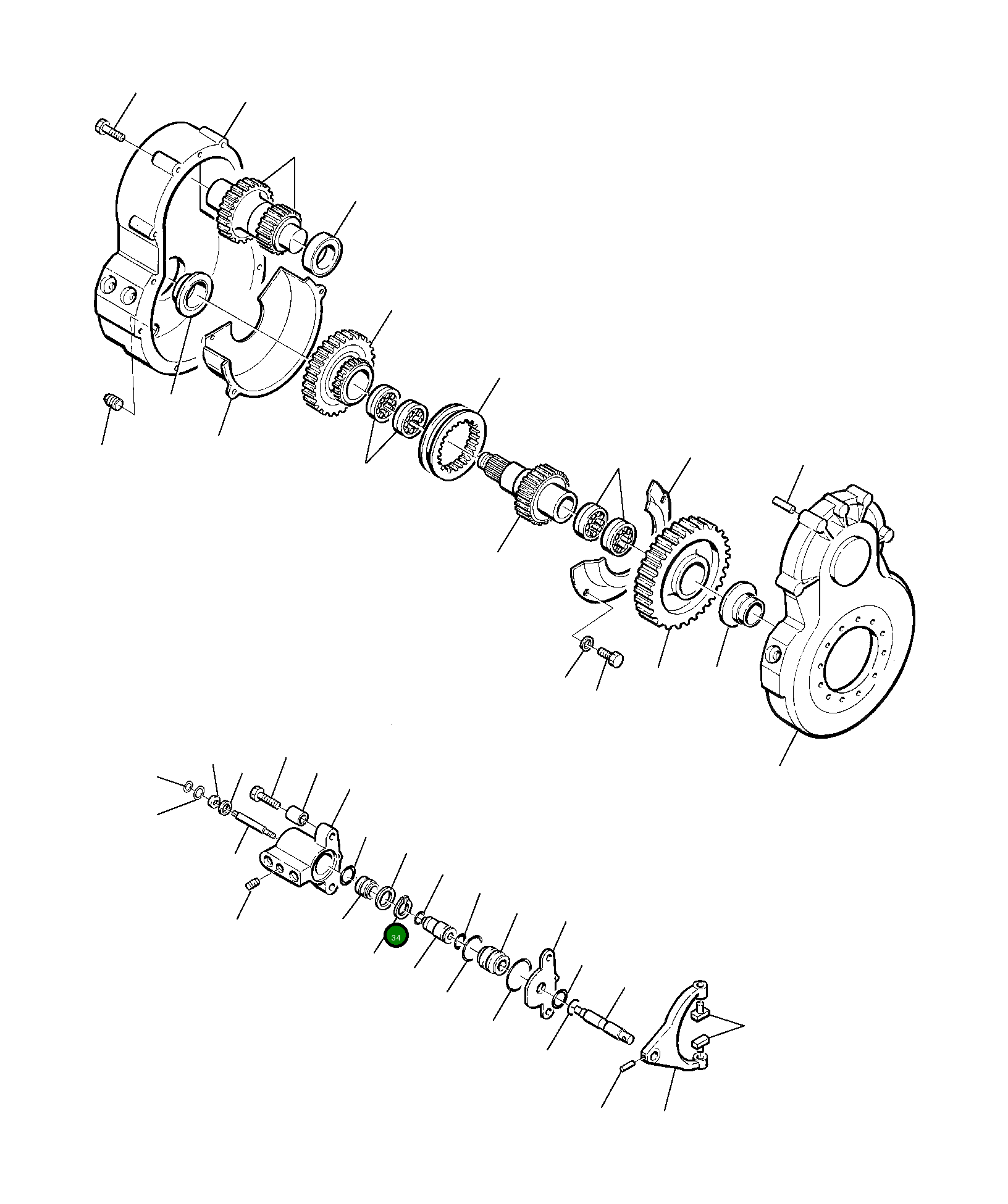 Кольцо уплотнительное (O-Ring) 22E-22-11510 Komatsu